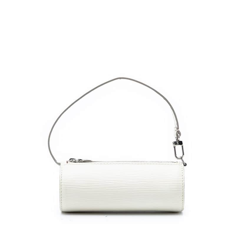 Louis Vuitton Epi Pochette Papillon White Leather Very good condition - Front View