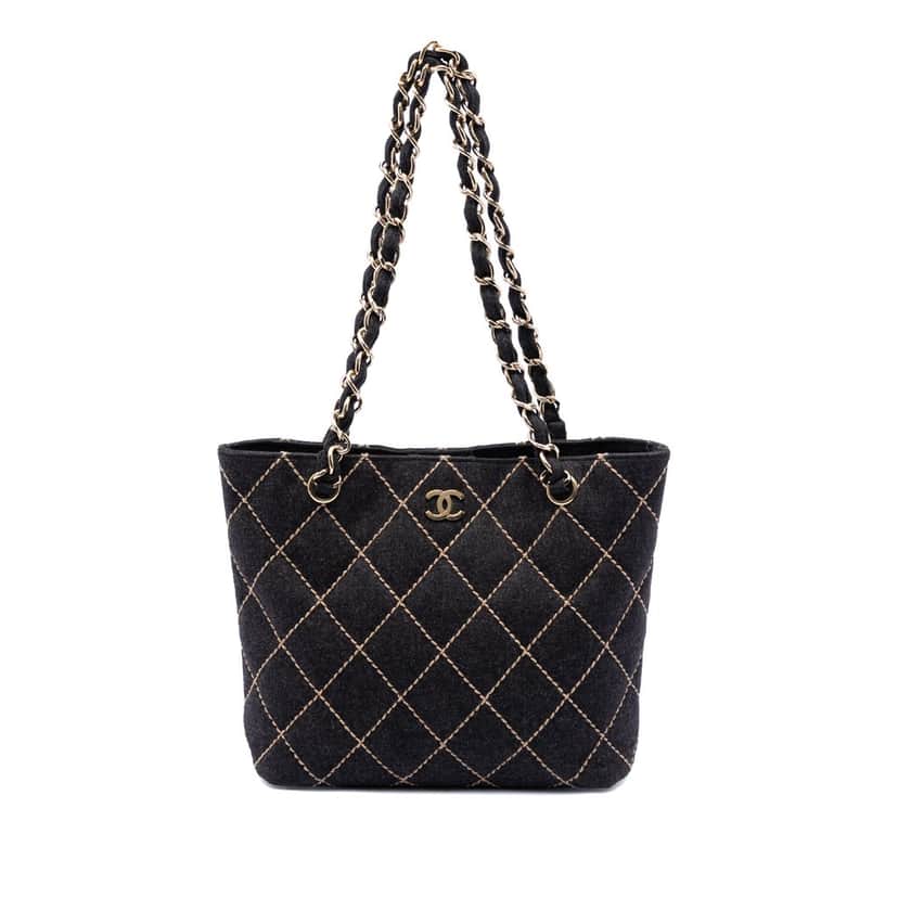 Chanel CC Wool Wild Stitch Tote Other Very good condition - Front View