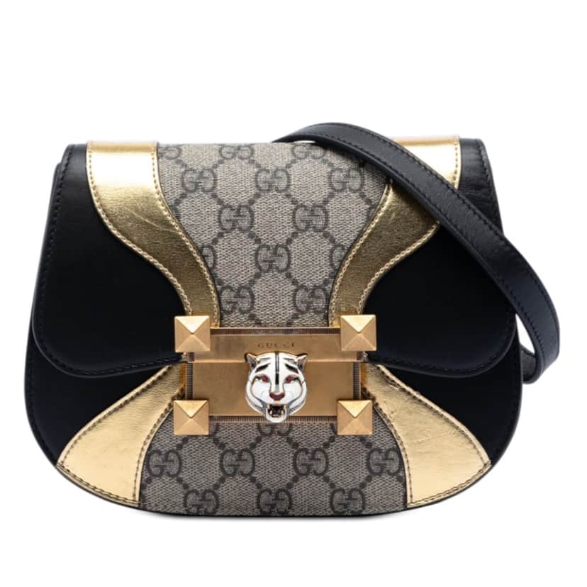 Gucci GG Supreme Osiride Crossbody Beige Very good condition - Front View