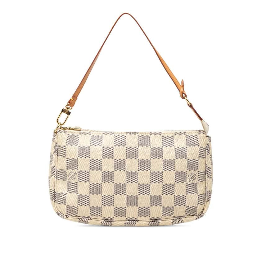 Louis Vuitton Damier Azur Pochette Accessoires White Very good condition - Front View