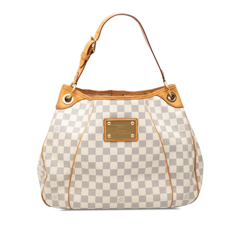 Louis Vuitton Damier Azur Galliera PM White Never worn, with tag - Front View