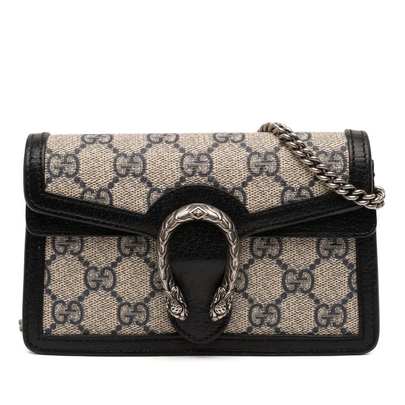 Gucci Mini GG Supreme Dionysus Crossbody Beige Very good condition - Front View