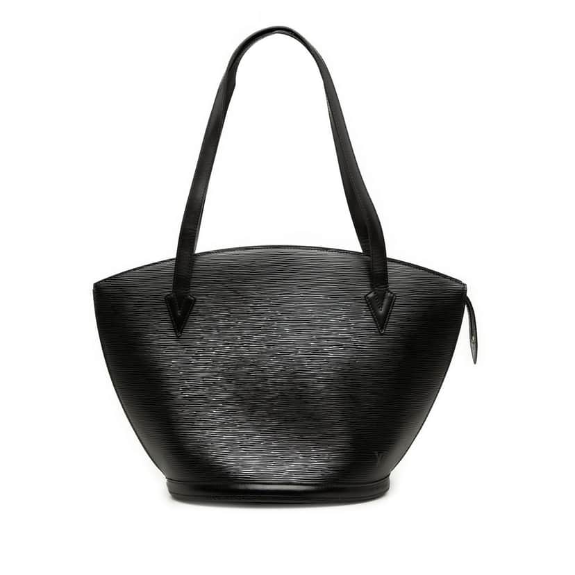 Louis Vuitton Epi Saint Jacques PM Long Strap Black Leather Good condition - Front View