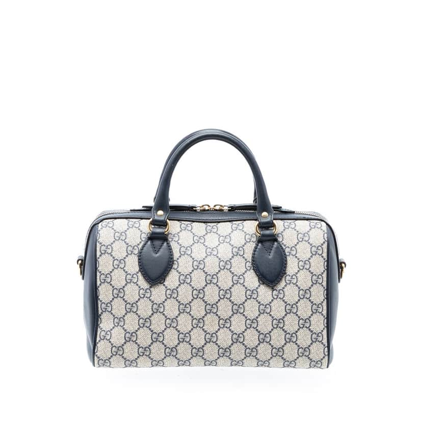 Gucci Small GG Supreme Boston Bag Beige Very good condition - Front View