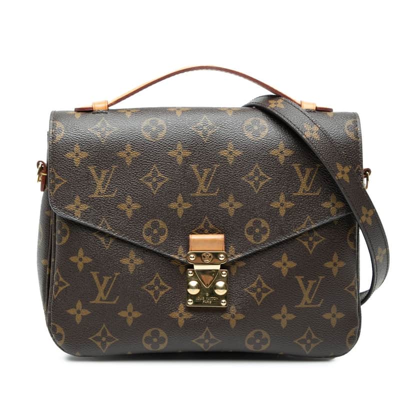 Louis Vuitton Monogram Pochette Metis Brown Very good condition - Front View