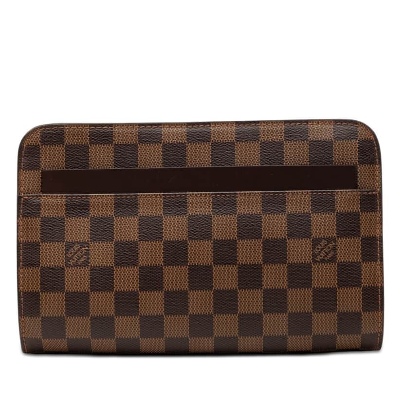 Louis Vuitton Damier Ebene Saint Louis Pochette Brown Very good condition - Front View