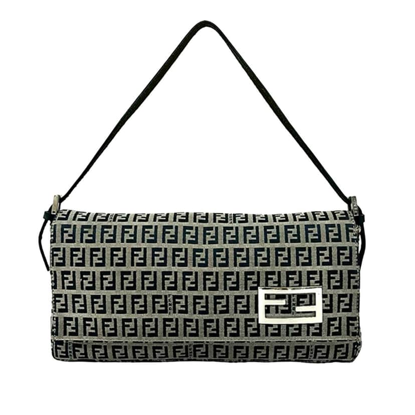 Fendi Zucchino Canvas Shoulder Bag Other Very good condition - Front View