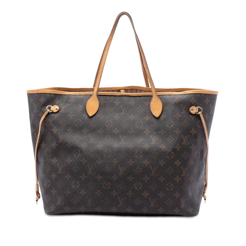 Louis Vuitton Monogram Neverfull GM Brown Very good condition - Front View