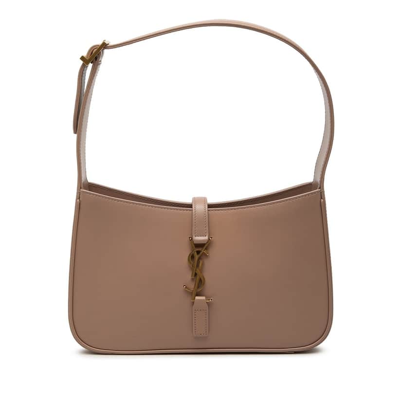 Saint Laurent Smooth Calfskin Le 5 a 7 Brown Leather Very good condition - Front View