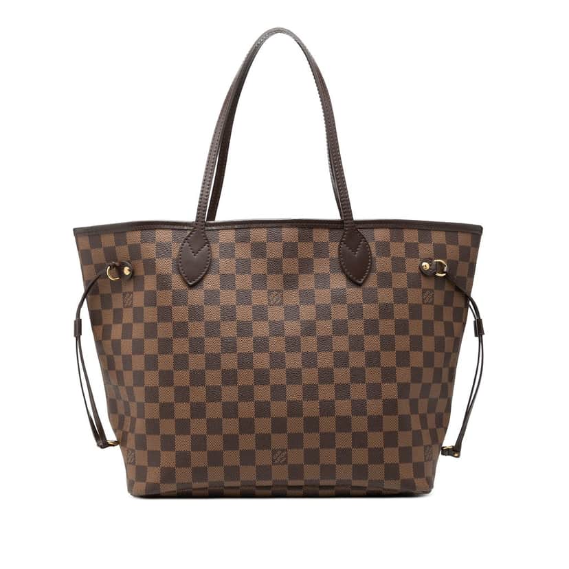 Louis Vuitton Damier Ebene Neverfull MM Brown Very good condition - Front View
