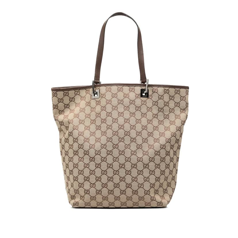 Gucci GG Canvas Tote Beige Very good condition - Front View