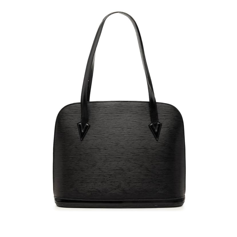Louis Vuitton Epi Lussac Black Leather Very good condition - Front View