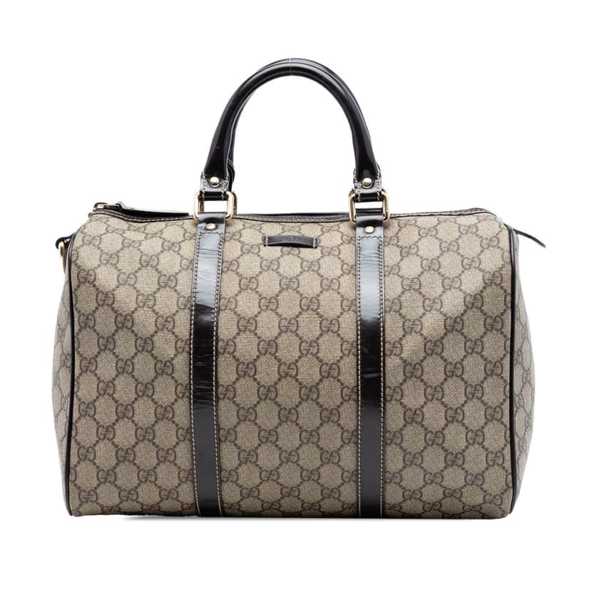 Gucci Medium GG Supreme Joy Boston Bag Beige Very good condition - Front View