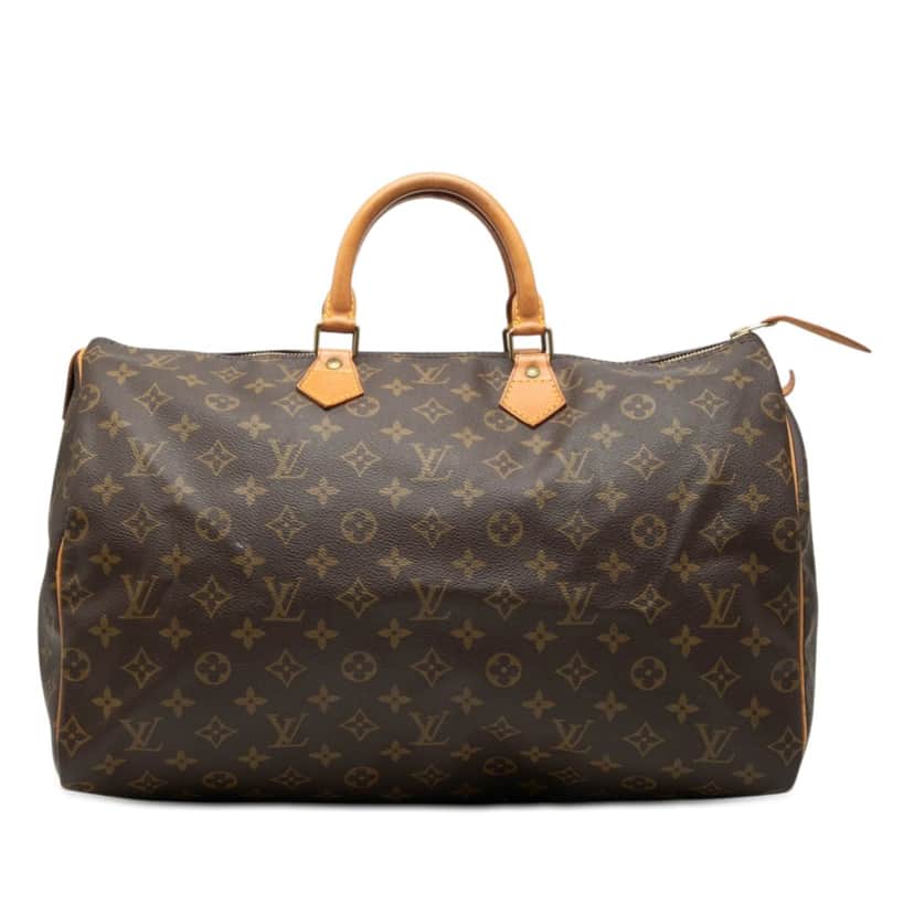 Louis Vuitton Monogram Speedy 40 Brown Good condition - Front View