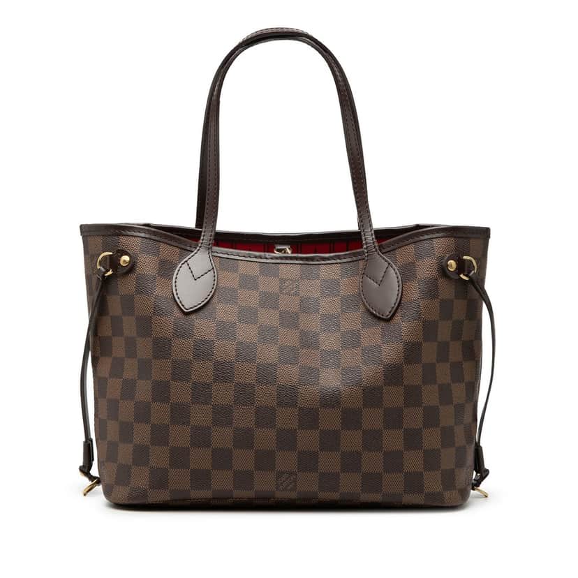 Louis Vuitton Damier Ebene Neverfull PM Brown Very good condition - Front View