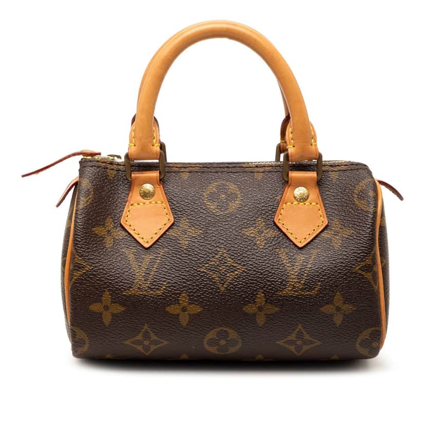 Louis Vuitton Monogram Mini Speedy HL Brown Very good condition - Front View