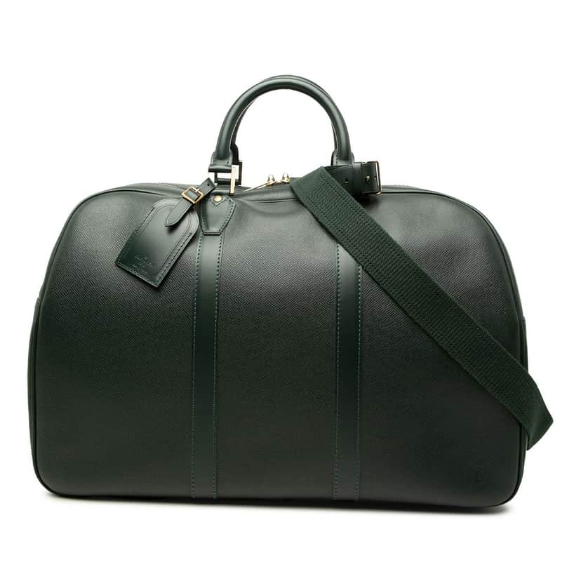 Louis Vuitton Taiga Kendall PM Green Leather Very good condition - Front View