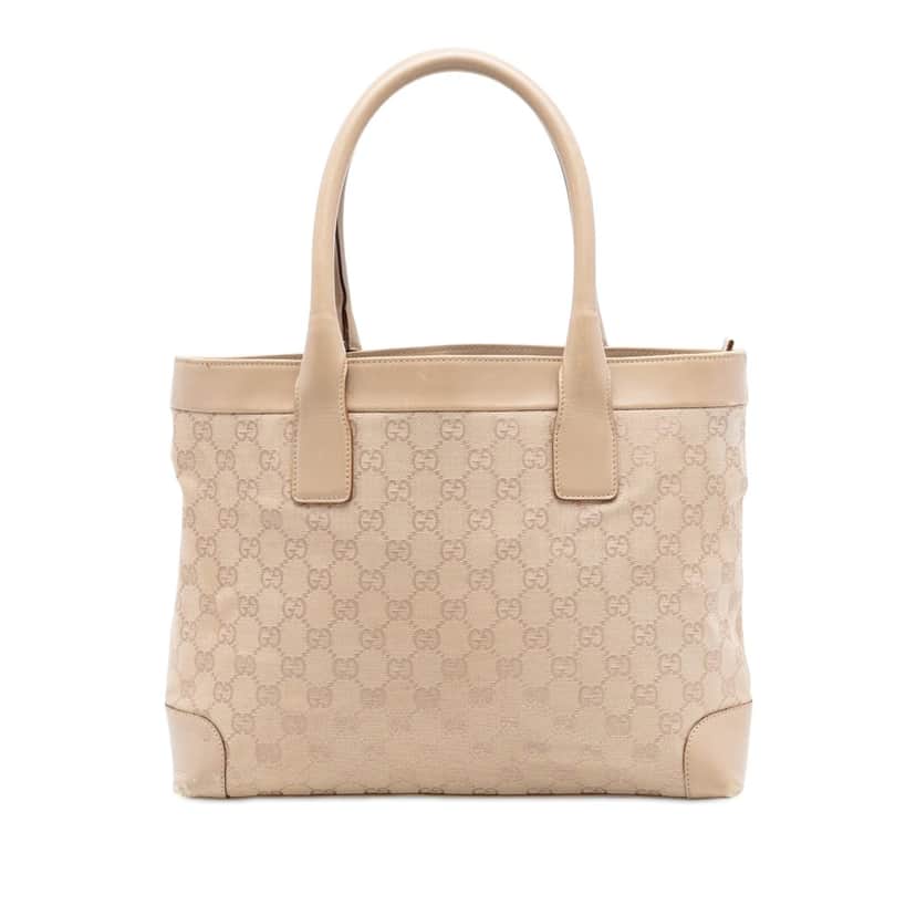 Gucci GG Canvas Tote Beige Very good condition - Front View