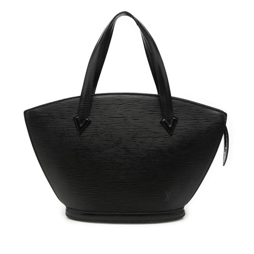 Louis Vuitton Epi Saint Jacques PM Short Strap Black Leather Good condition - Front View
