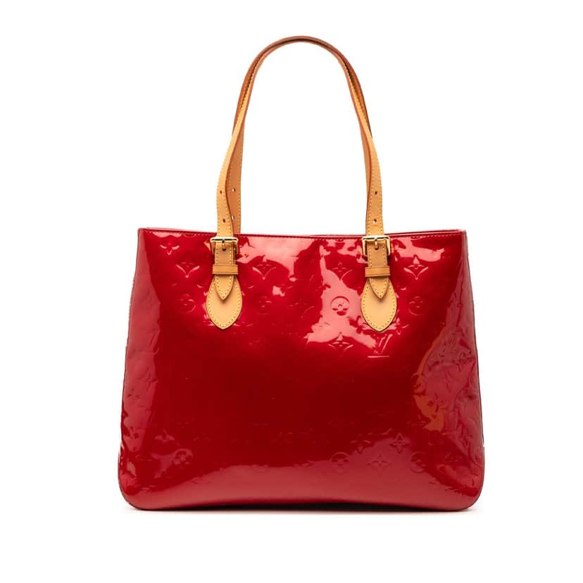Louis Vuitton Monogram Vernis Brentwood Red Leather Very good condition - Front View