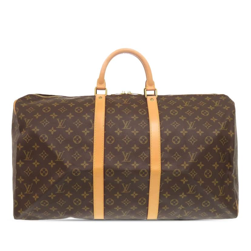 Louis Vuitton Monogram Keepall 55 Brown Very good condition - Front View