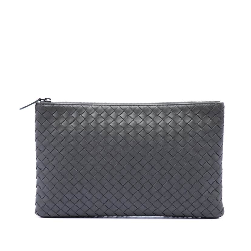 Bottega Veneta Nappa Intrecciato Clutch Other Leather Very good condition - Front View