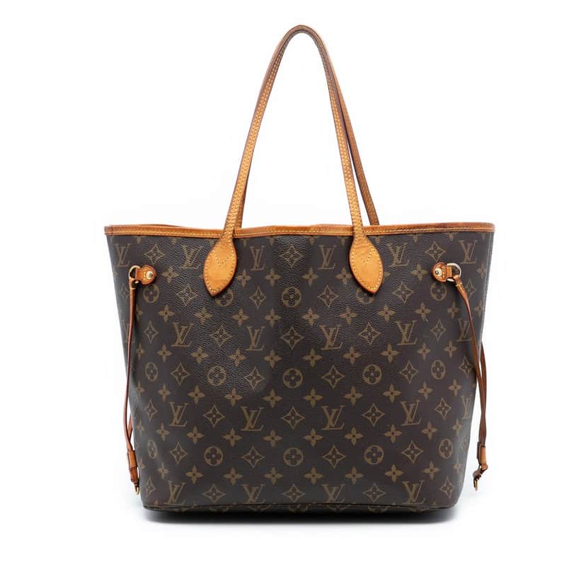 Louis Vuitton Monogram Neverfull MM Brown Very good condition - Front View