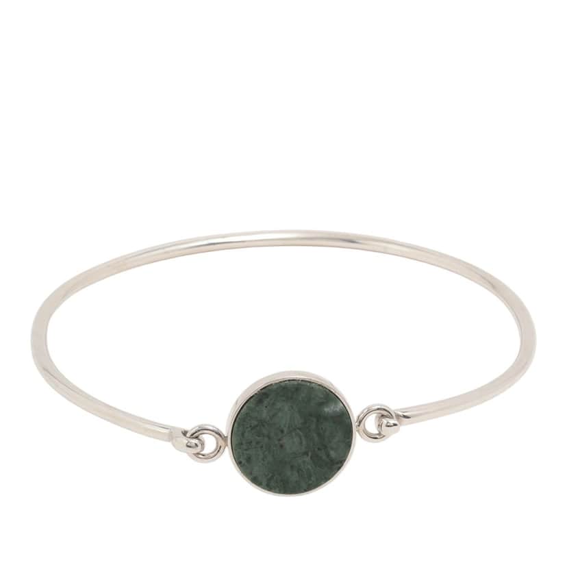 Celine Brass and Stone Coin Choker Necklace Silver Metal Very good condition - Front View