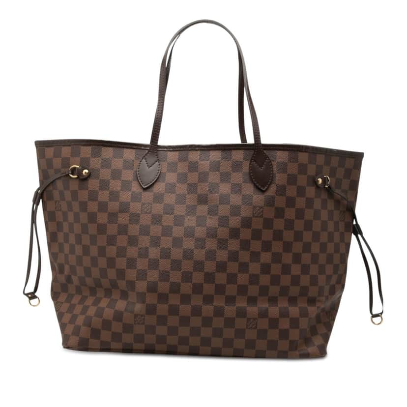 Louis Vuitton Damier Ebene Neverfull GM Brown Very good condition - Front View