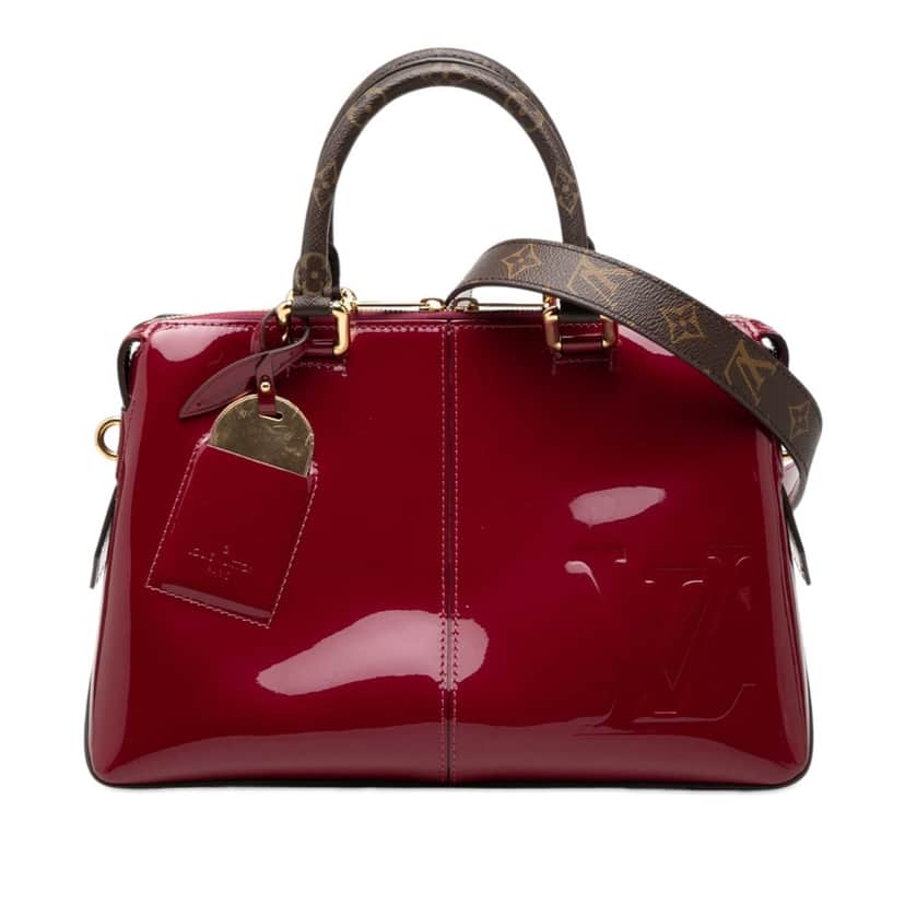 Louis Vuitton Vernis Miroir Tote Purple Leather Very good condition - Front View