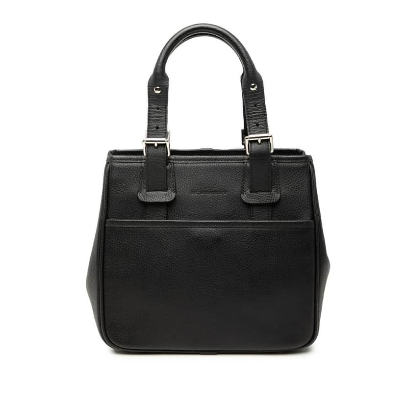 Burberry Leather Handbag Black Leather Very good condition - Front View