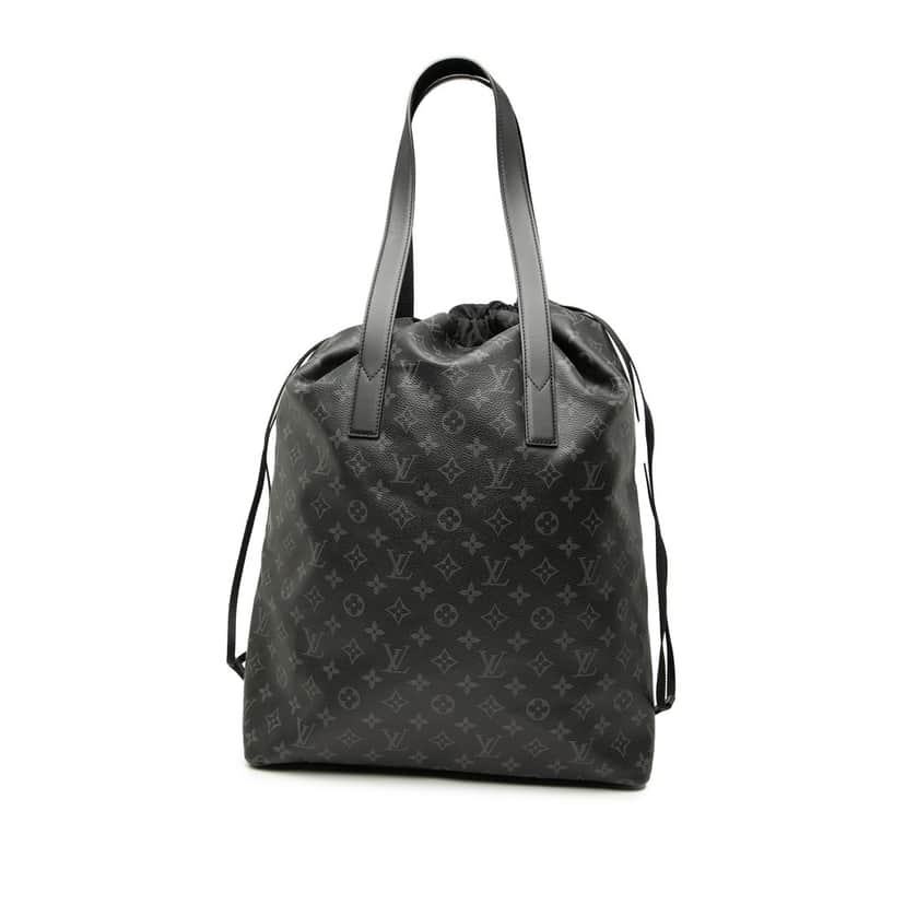 Louis Vuitton Monogram Eclipse Cabas Light Black Very good condition - Front View