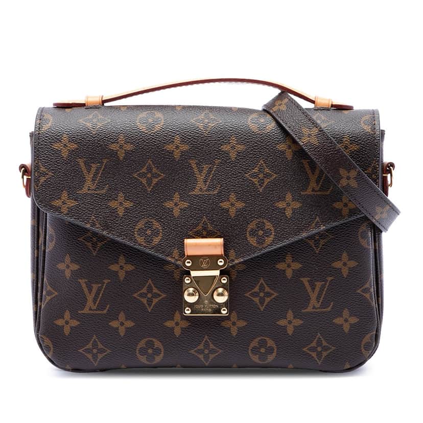 Louis Vuitton Monogram Pochette Metis Brown Very good condition - Front View