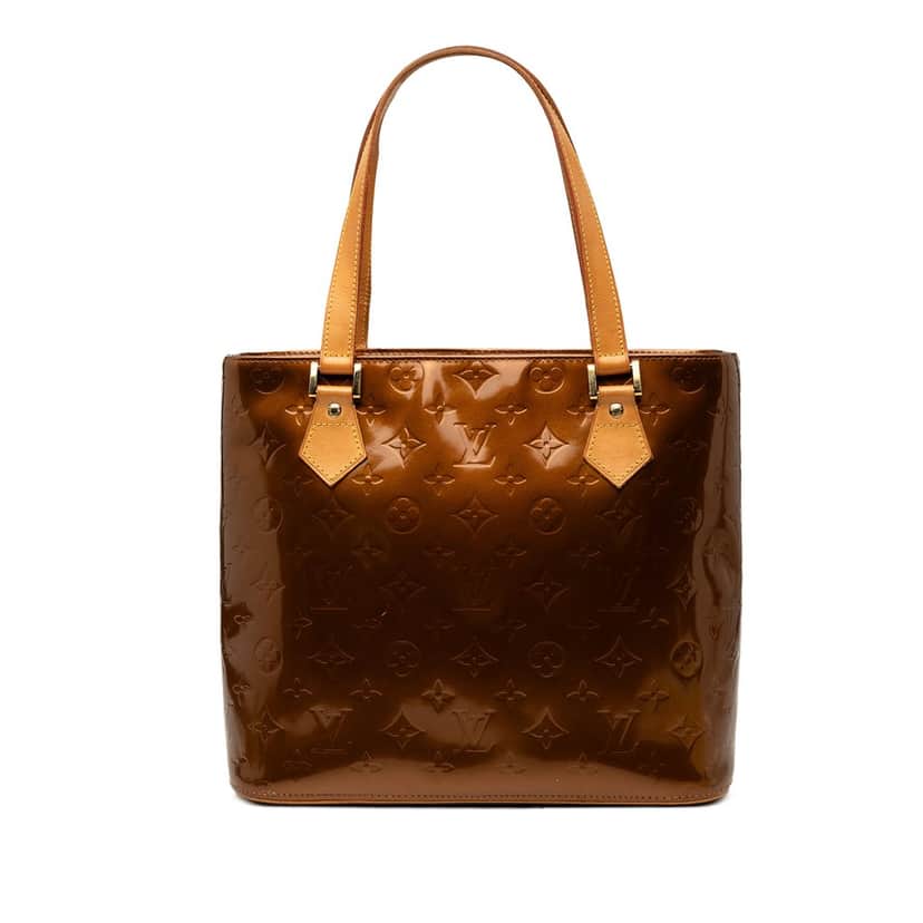 Louis Vuitton Monogram Vernis Houston Brown Leather Very good condition - Front View