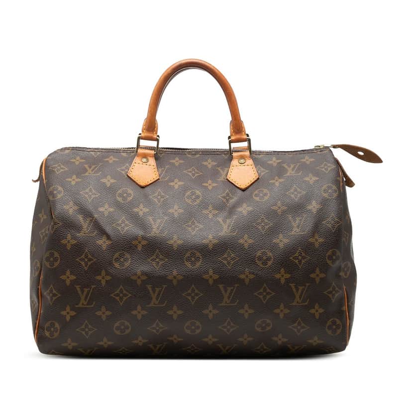 Louis Vuitton Monogram Speedy 35 Brown Very good condition - Front View