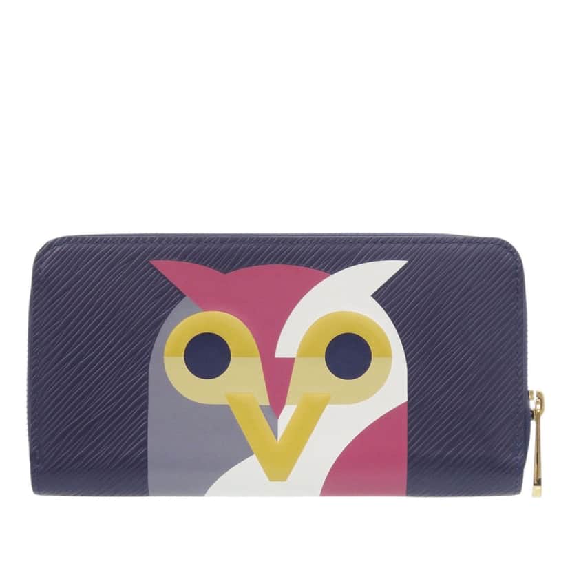 Louis Vuitton Epi Owl Zippy Wallet Purple Leather Very good condition - Front View