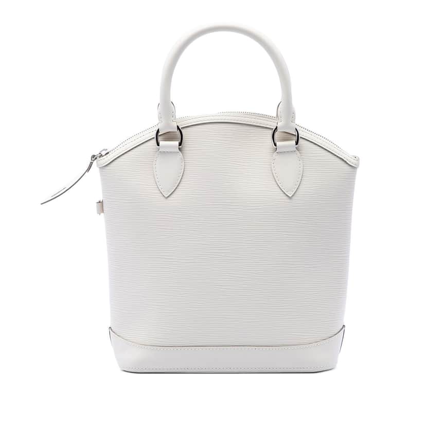 Louis Vuitton Epi Lockit Vertical White Leather Very good condition - Front View