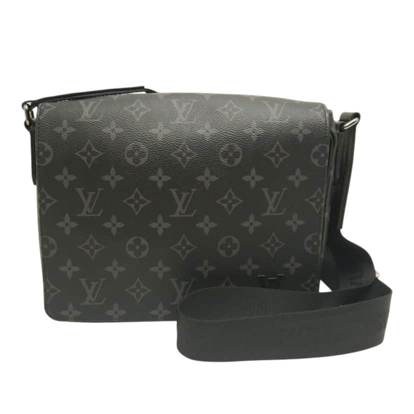 Louis Vuitton Monogram Eclipse District PM Black Very good condition - Front View