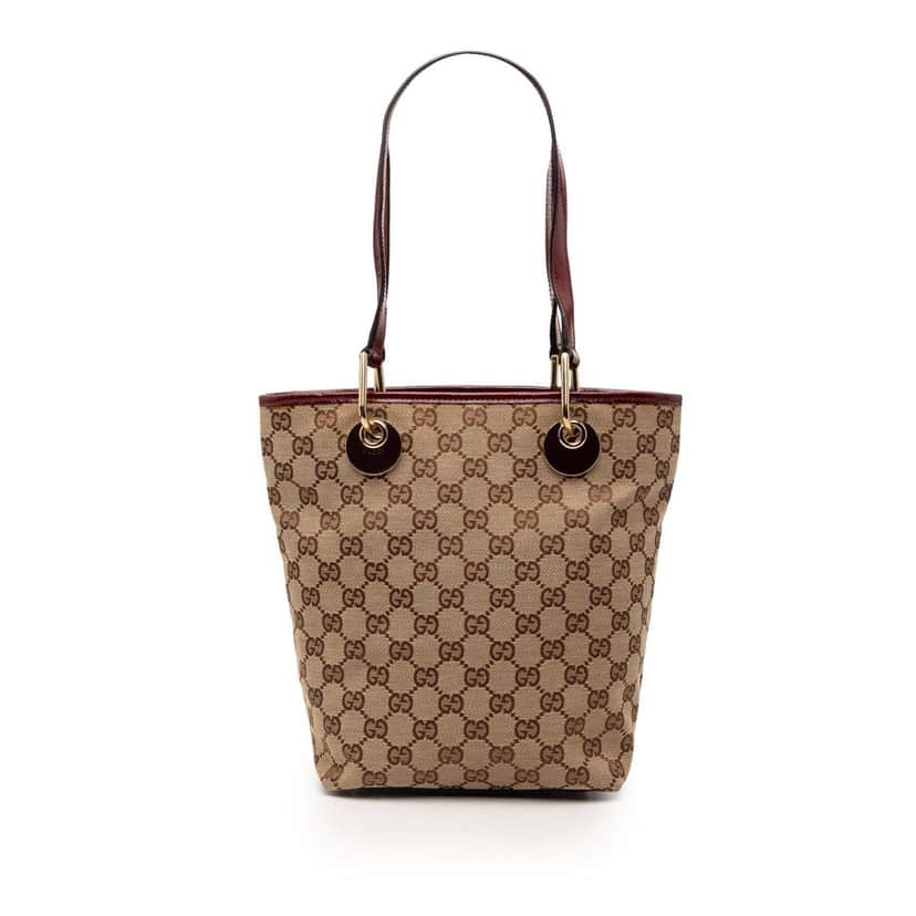 Gucci GG Canvas Eclipse Tote Beige Very good condition - Front View