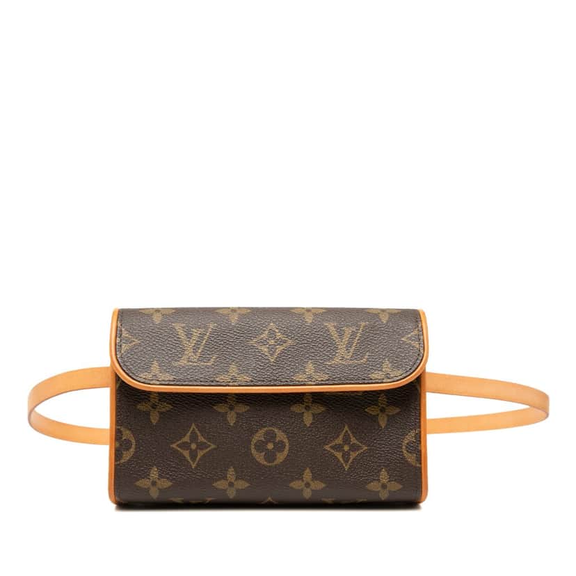 Louis Vuitton Monogram Pochette Florentine Brown Very good condition - Front View
