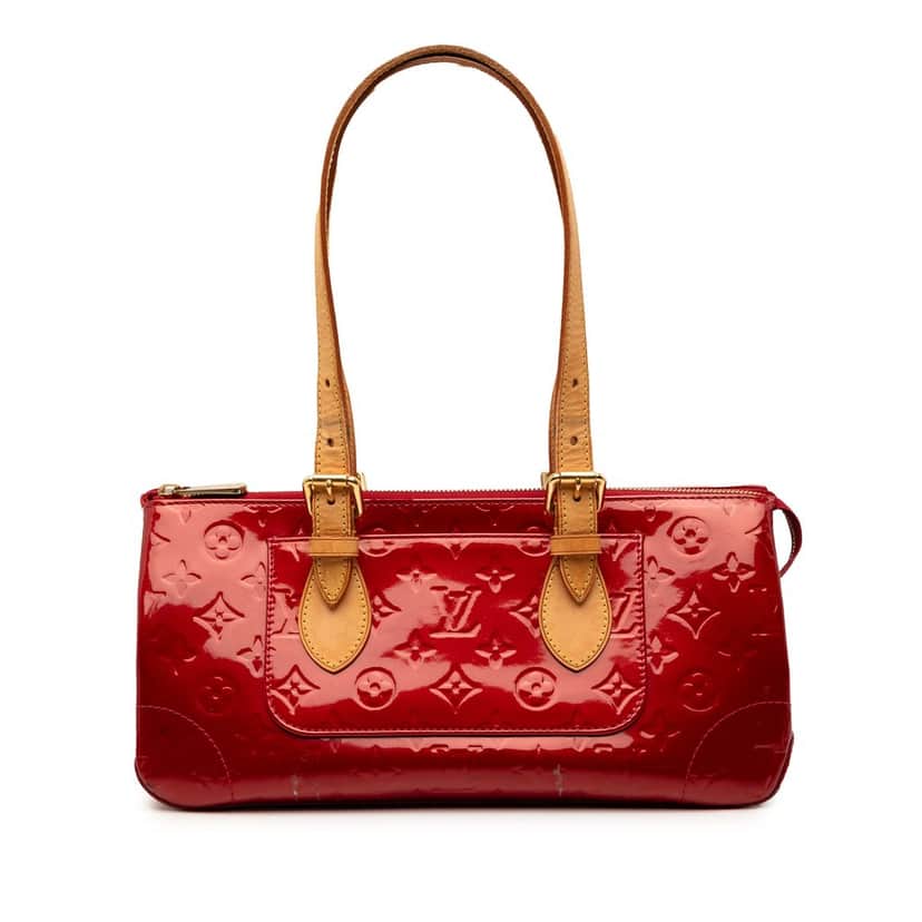 Louis Vuitton Monogram Vernis Rosewood Avenue Red Leather Good condition - Front View