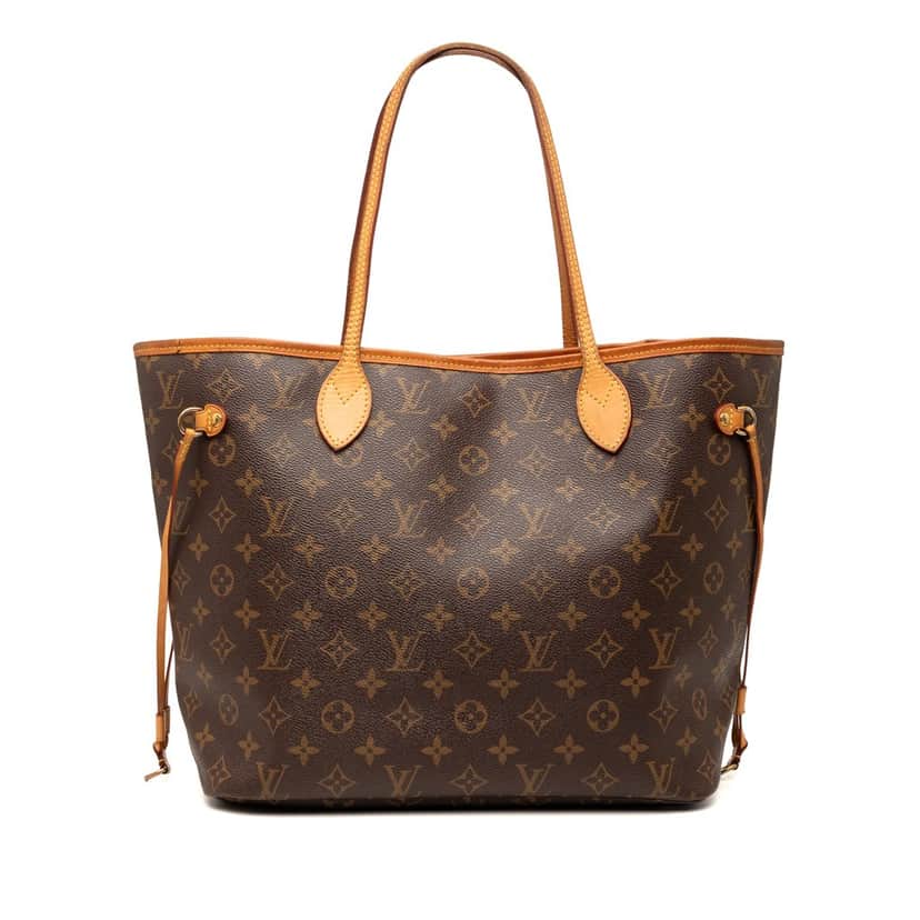 Louis Vuitton Monogram Neverfull MM Brown Very good condition - Front View