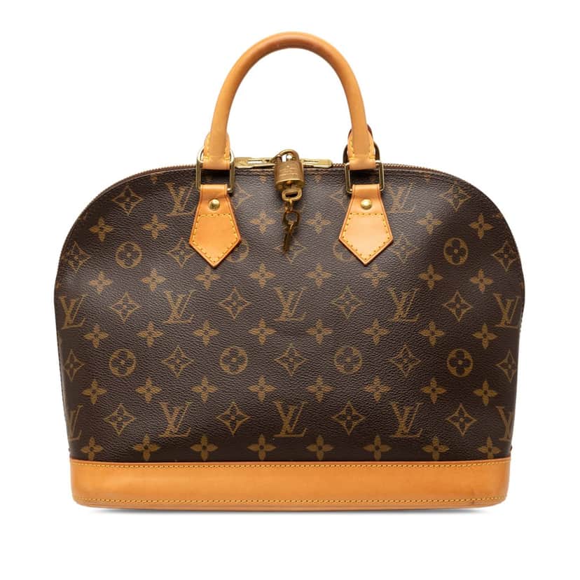 Louis Vuitton Monogram Alma PM Brown Very good condition - Front View