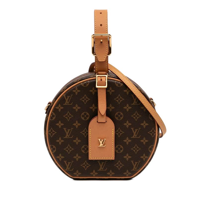 Louis Vuitton Monogram Petite Boite Chapeau Brown Very good condition - Front View