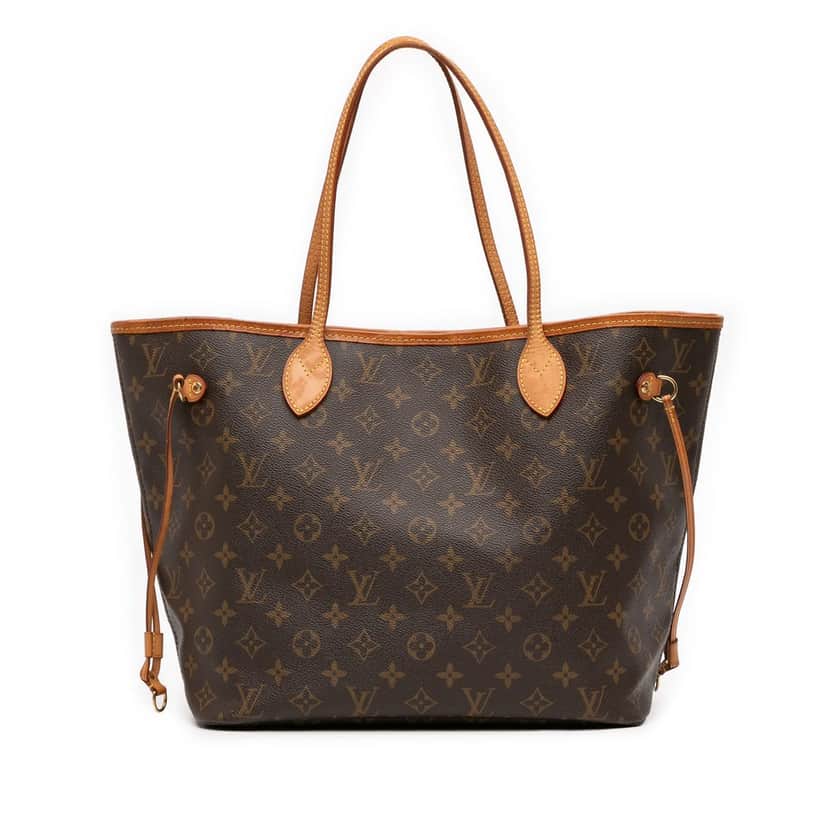 Louis Vuitton Monogram Neverfull MM Brown Very good condition - Front View