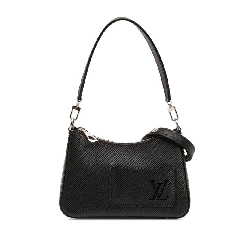 Louis Vuitton Epi Marellini Black Leather Very good condition - Front View