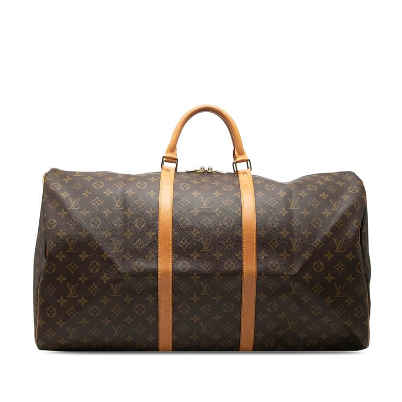 Louis Vuitton Monogram Keepall 60 Brown Very good condition - Front View