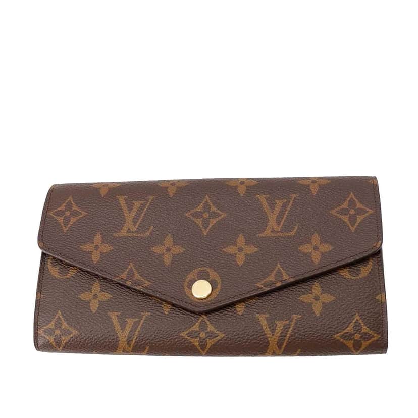 Louis Vuitton Monogram Portefeuille Sarah Brown Very good condition - Front View