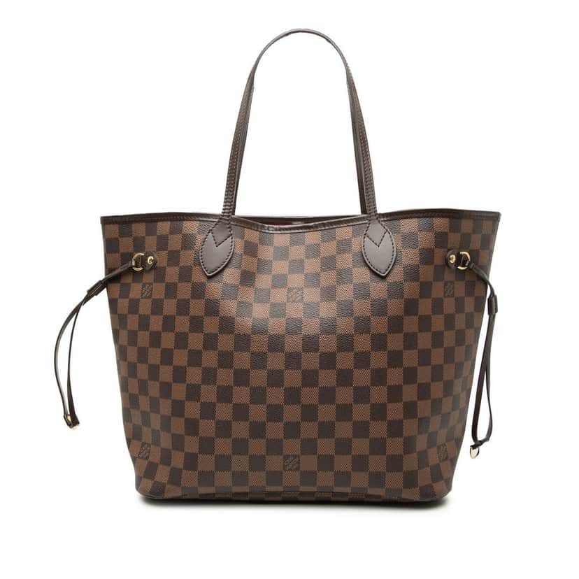 Louis Vuitton Damier Ebene Neverfull MM Brown Very good condition - Front View