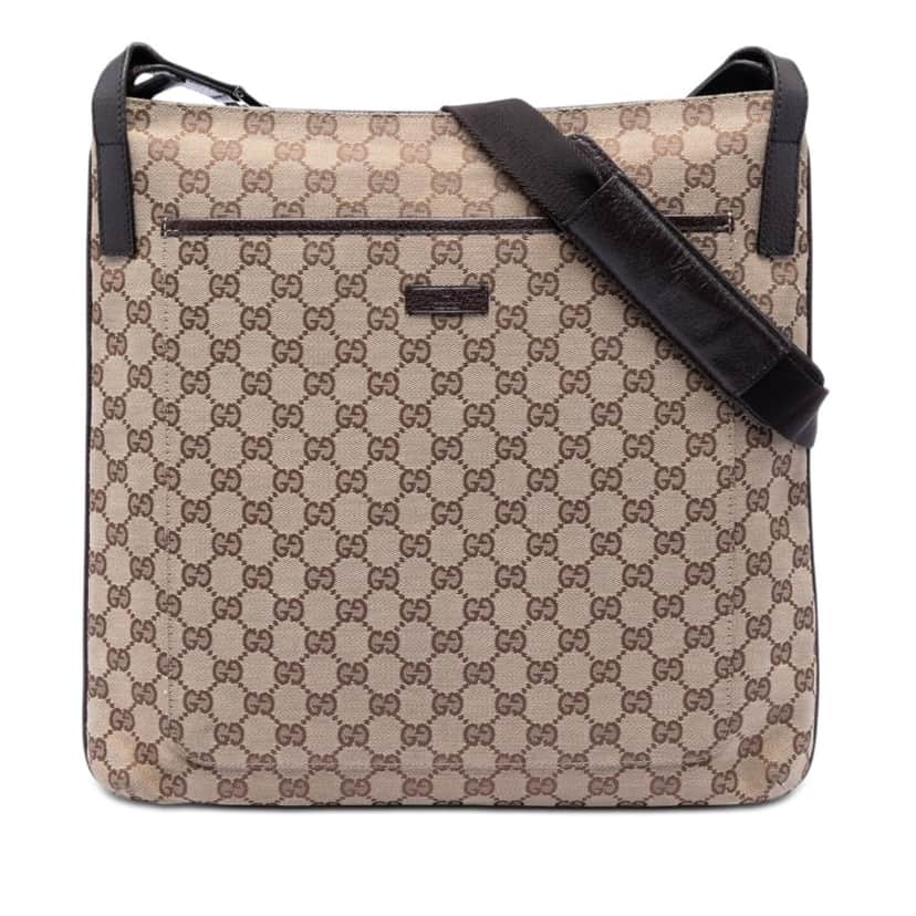 Gucci GG Canvas Crossbody Beige Very good condition - Front View